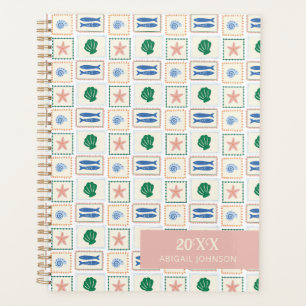 Motif Coquillage Personnalisé Moderne Boho