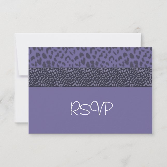 Motif Cougar violet RSVP (Devant)