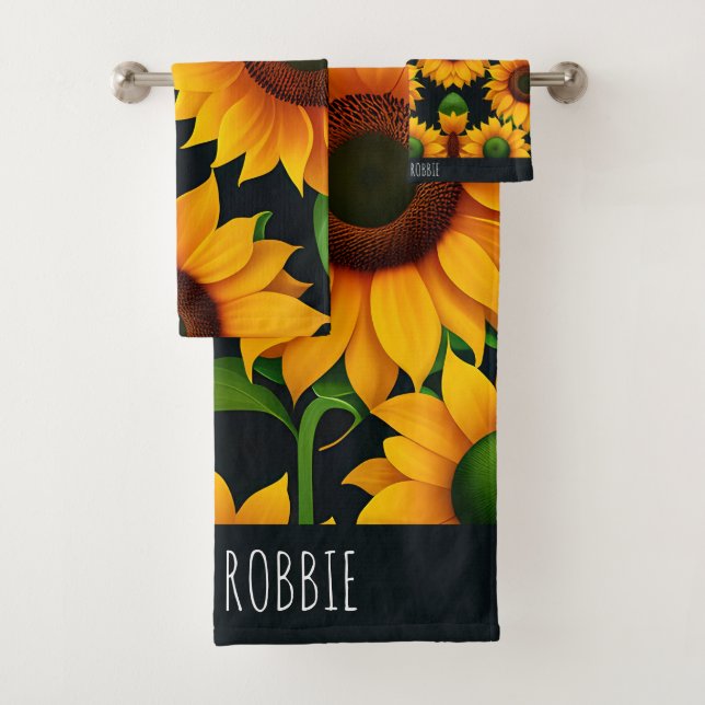 Motif couleur Sunflower Farm 3D (En situation)