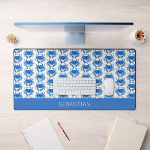 Motif Crabe Bleu Bord de Mer