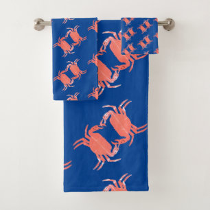 Motif Crabe Bleu Douche