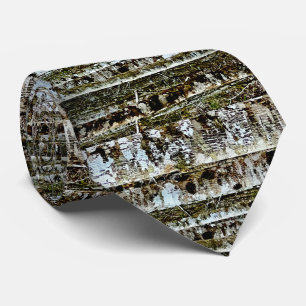 motif cravate / arbre horizontal