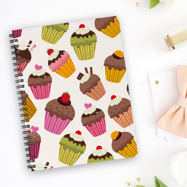 Motif Cupcake, Motif Muffin, Chocolat, Cœurs (Créateur téléchargé)