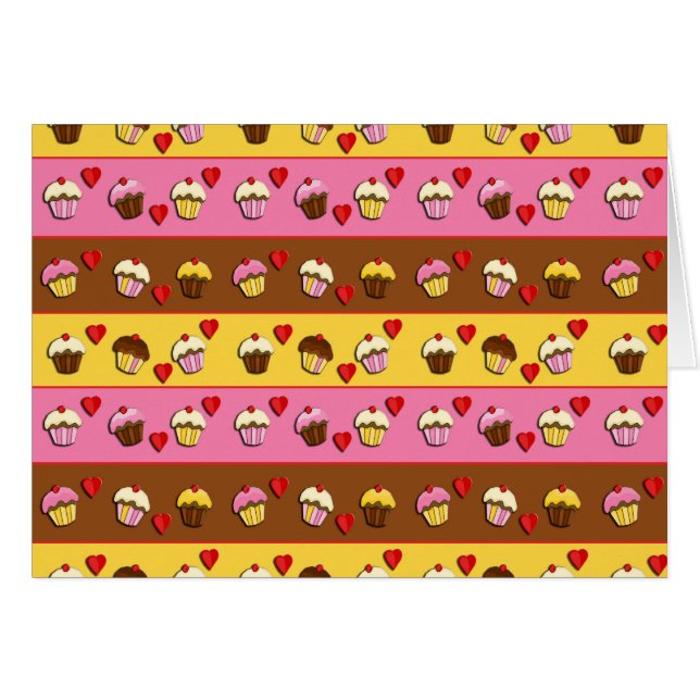 Motif Cupcakes (Devant horizontal)