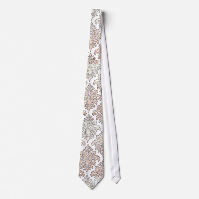 Motif Damask Design 2 Cravate de design unique (Devant)