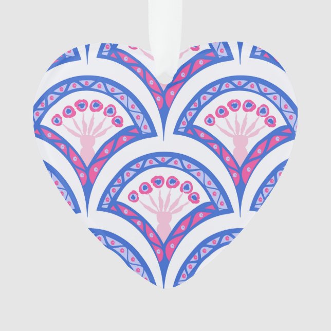 motif damassé floral bleu (devant)