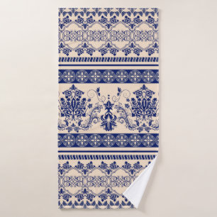 Motif damassé sans couture, papier peint classiqu