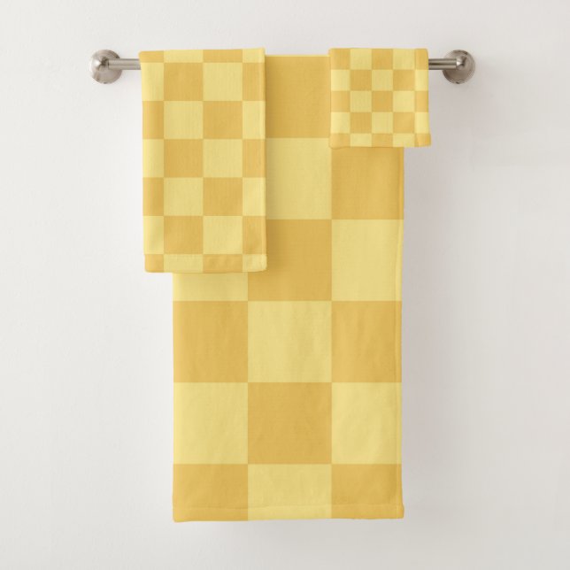 Motif damier jaune (En situation)