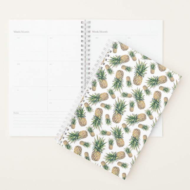 Motif d'ananas aquarelle (Devant avec enveloppe)