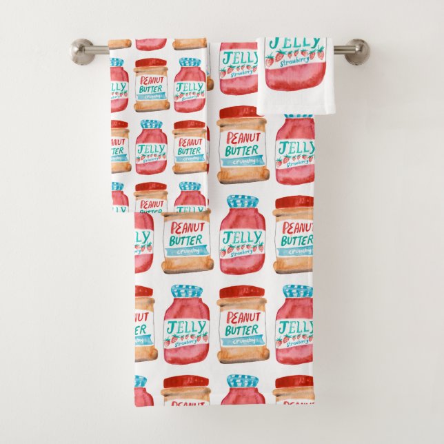 Motif d'aquarelle au beurre d'arachide et à la gel (En situation)