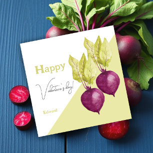 Motif d'aquarelle de betterave mignonne