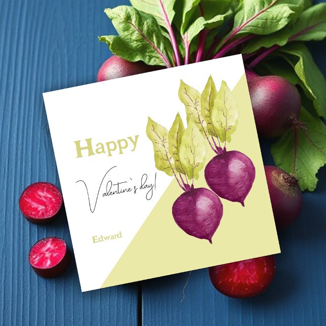 Motif d'aquarelle de betterave mignonne (Créateur téléchargé)