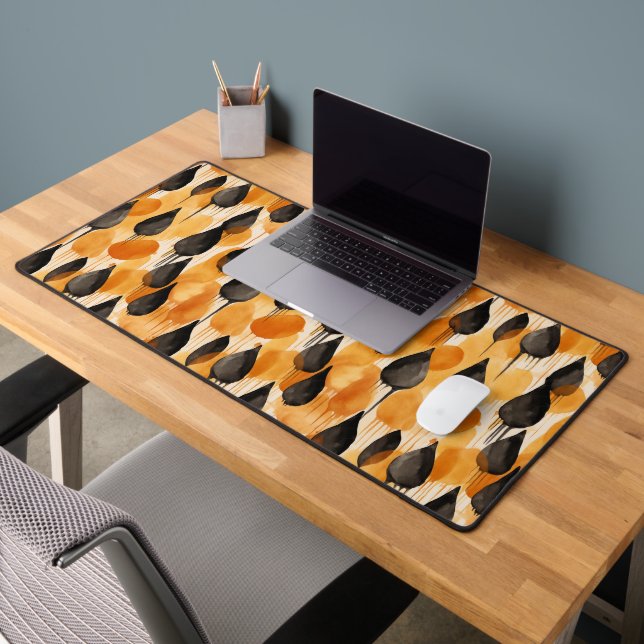 Motif d'aquarelle de Teardrop, palette d'automne (Bureau 2)