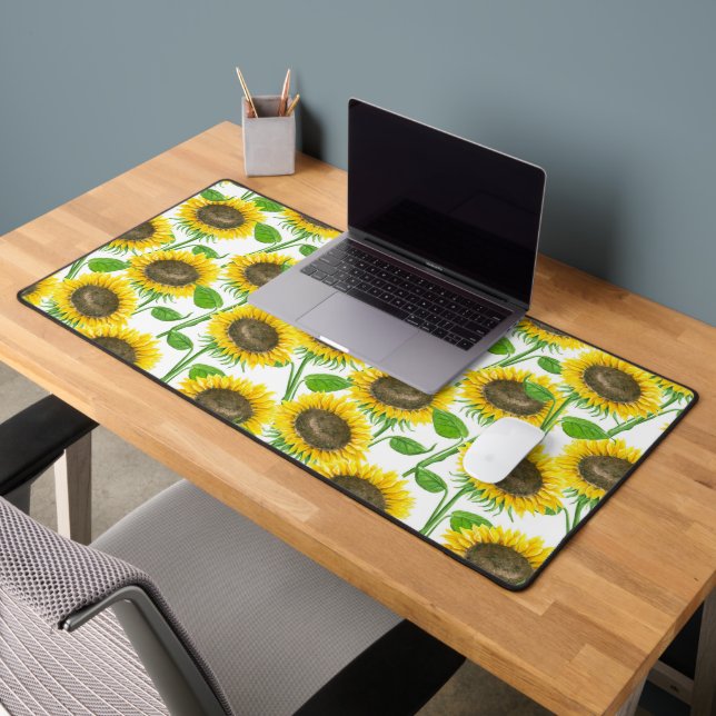 Motif d'aquarelle des tournesols (Bureau 2)