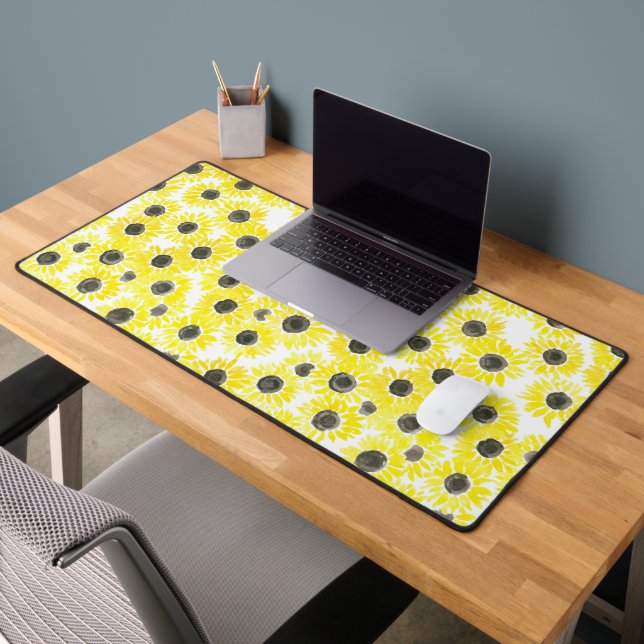 Motif d'aquarelle des tournesols (Bureau 2)