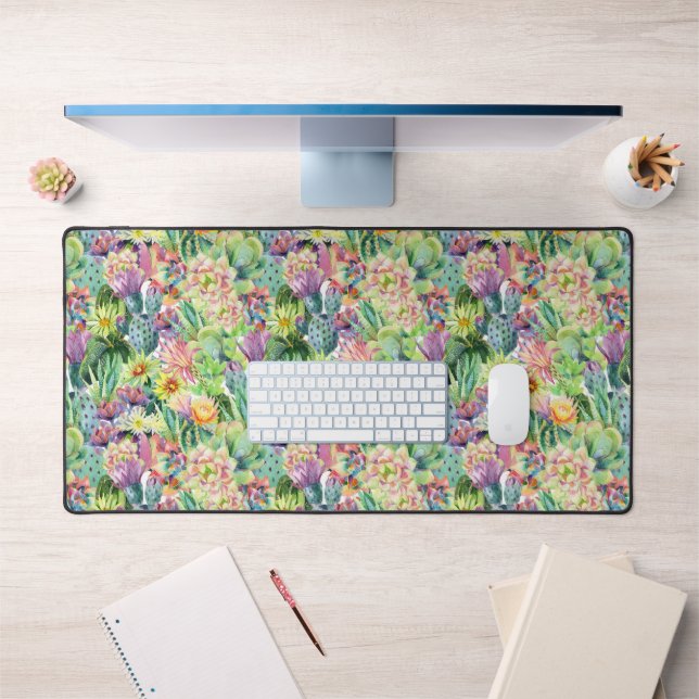 Motif d'aquarelle en fleurs exotiques (Bureau 1)