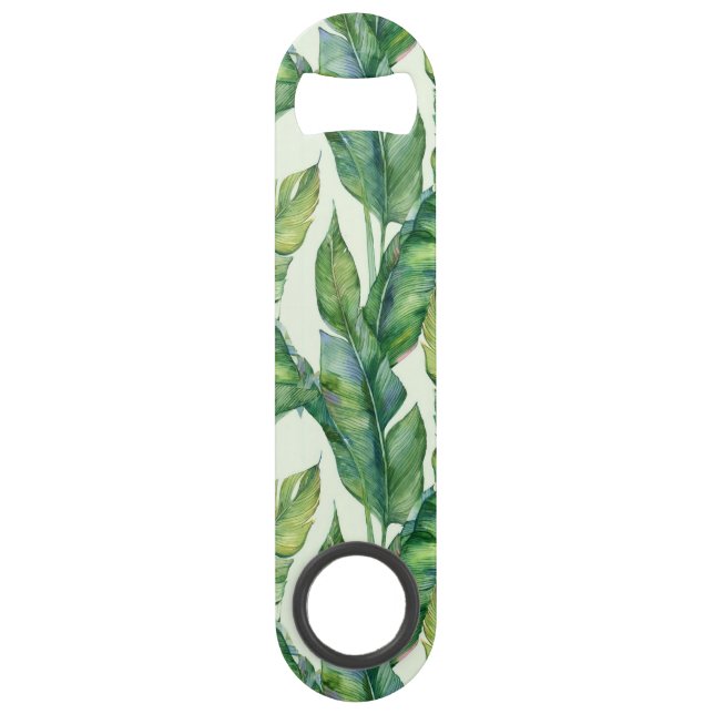 Motif d'aquarelle Feuille à la banane verte (Devant)