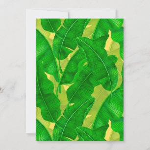 Motif d'aquarelle feuille Banana