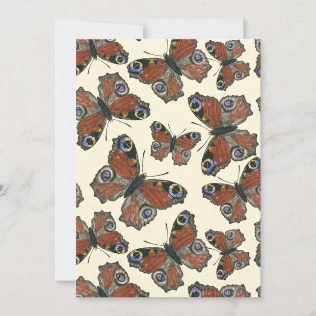 Motif d'aquarelle papillons (Devant)