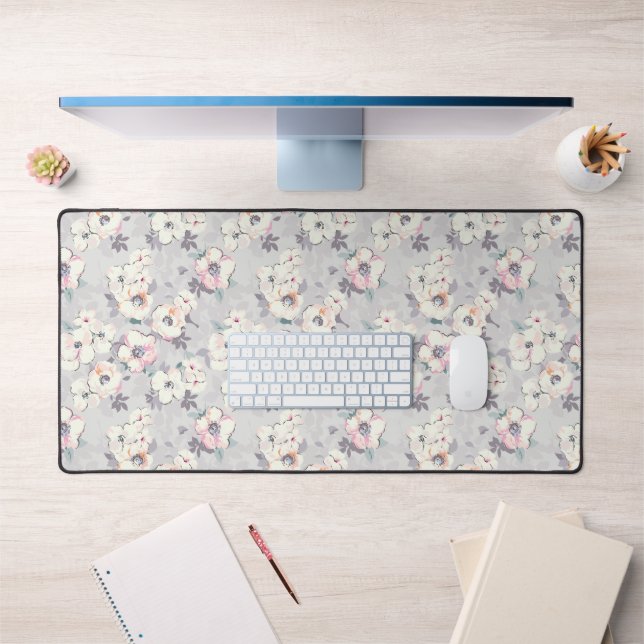 Motif d'aquarelle rose doux (Bureau 1)