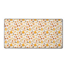 Motif d'automne avec Citrouille, Feuille : Eléganc