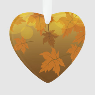 Motif d'automne avec feuilles d'érable en chute et