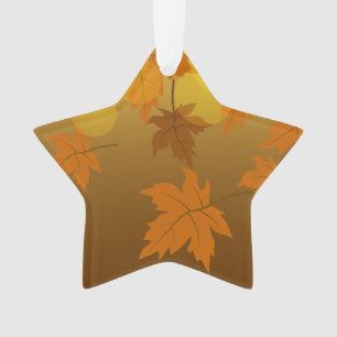 Motif d'automne avec feuilles d'érable en chute et