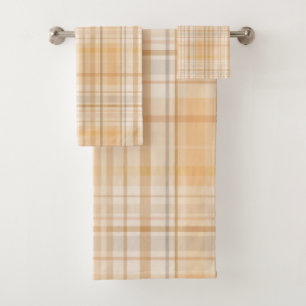 Motif d'automne de plaid d'épice de citrouille
