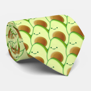 Motif d'Avocado partout Cravate