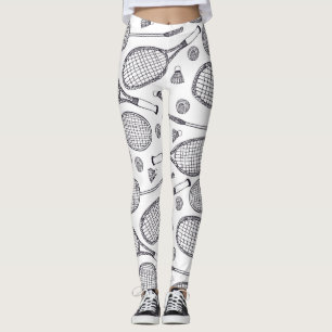 Motif de badminton - Leggings de tennis - Squash