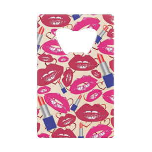 Motif de baiser de rouge à lèvres