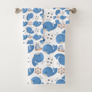 Motif De Baleines, Beaux Baleines, Baleines Bleues