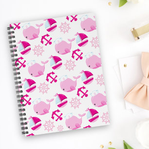 Motif De Baleines, Beaux Baleines, Baleines Roses