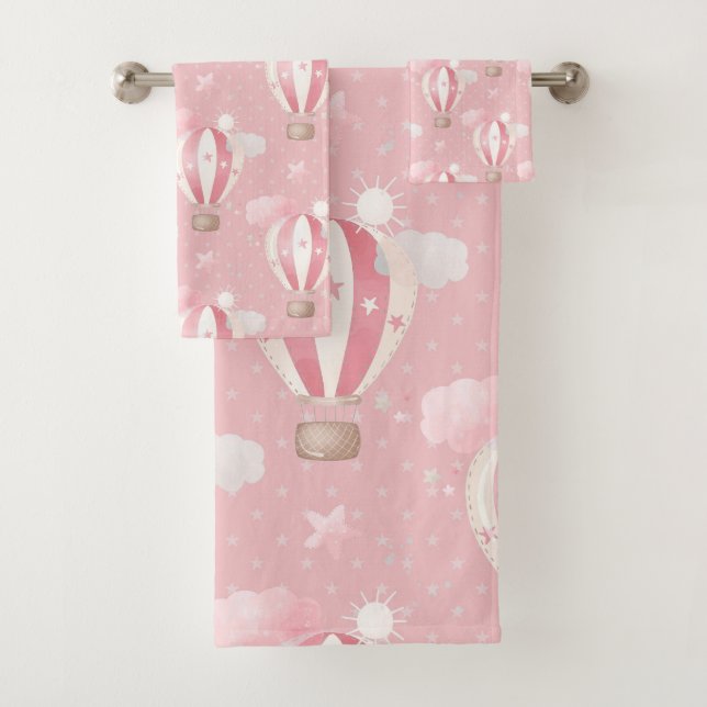 Motif de ballons roses (En situation)