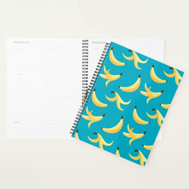 Motif de banane jaune rétro drôle éditable pour fê (Devant avec enveloppe)