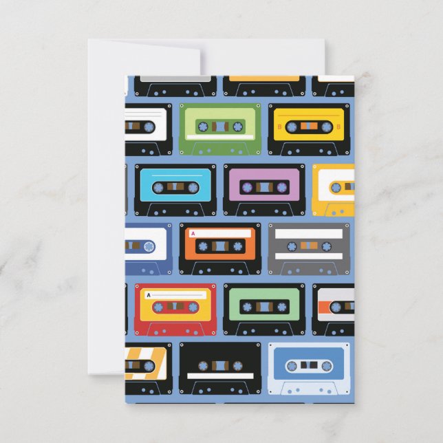 Motif de bande de cassette coloré (Devant)