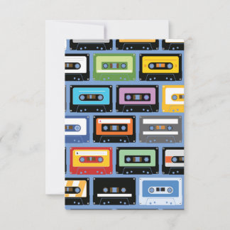 Motif de bande de cassette coloré
