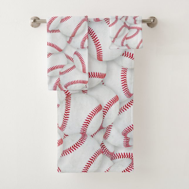 Motif de baseballs en couche (En situation)