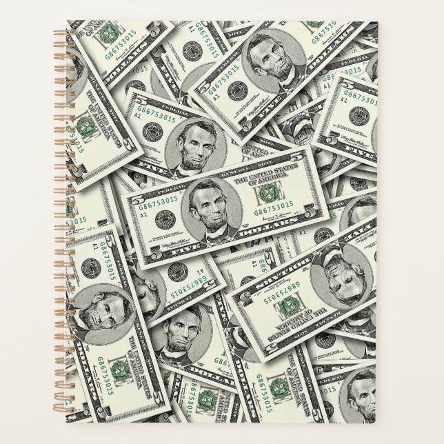 Motif de billet de 5 dollars (Devant)