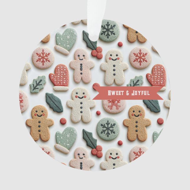 Motif de biscuit de Noël mignon (devant)