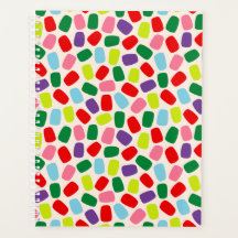 Motif de bonbons rose gâtiné festif coloré