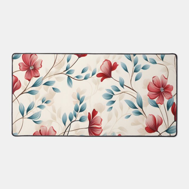 Motif de branche florale botanique élégant (Recto)