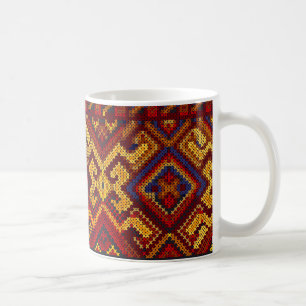 Motif de broderie au point de croix Mug