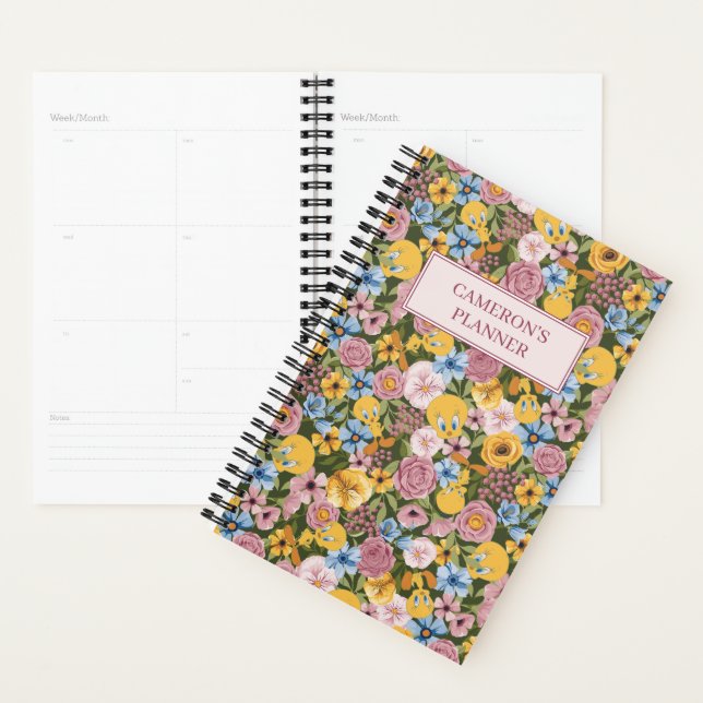 Motif de broderie florale TWEETY™ (Devant avec enveloppe)