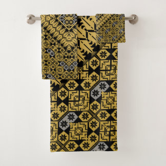 Motif de broderie palestinienne impression numériq