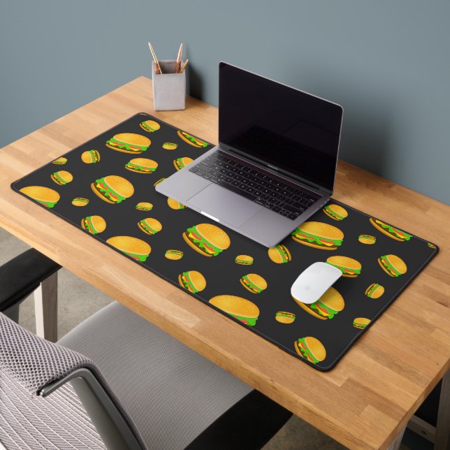 Motif de burger délicieux cool et amusant (Bureau 2)