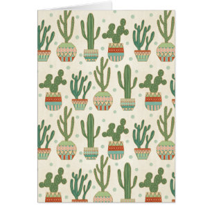 Motif de cactus d'étape de Geo de sud-ouest