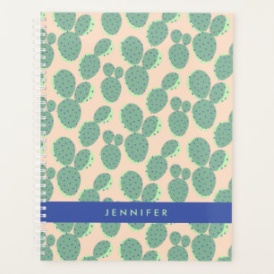 Motif de cactus vert et rose
