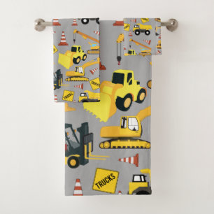 Motif de camions de construction