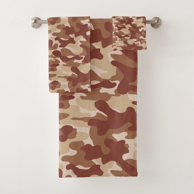 Motif de camouflage en beige désert  (En situation)